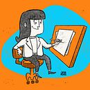 Mi proyecto del curso: Diseño de personajes estilo cartoon con Procreate. Projekt z dziedziny Trad, c, jna ilustracja, Projektowanie postaci, Ilustracja c i frowa użytkownika Jess Muñoz - 18.06.2022