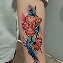 Mi proyecto del curso: Técnicas de color para tatuajes Ein Projekt aus dem Bereich Traditionelle Illustration, Zeichnung, Digitale Illustration, Tattoodesign und Digitale Zeichnung von Axl Lizarazo - 20.06.2022