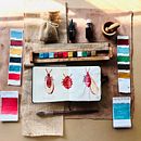 Mi proyecto del curso: Elaboración de acuarelas artesanales. Un progetto di Artigianato, Belle arti, Pittura, Pittura ad acquerello, DIY e Teoria del colore di ESMERALDA AVILA BOYAS - 22.06.2022