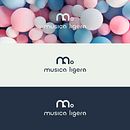 Mi proyecto del curso: Diseño de logotipos | Música ligera Agencia de comunicación. Un proyecto de Br, ing e Identidad, Diseño gráfico, Tipografía, Diseño de logotipos y Diseño tipográfico de Helena González Ramírez - 22.06.2022