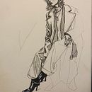Projet 1 cours Sorie Kim . Un proyecto de Ilustración tradicional de Lena - 22.06.2022