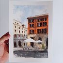Il mio progetto del corso: Tecniche moderne di acquerello paesaggistico. Een project van Schilderij y Aquarelschilderen van Claudio Naviglio - 22.06.2022