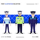 FIRST ILLUSTRATION COLECTION - VOL. 1. Ilustração tradicional, Ilustração vetorial, e Design de personagens projeto de Cristea Dan - 22.03.2020