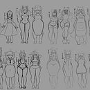 Mi proyecto del curso: Introducción al diseño de personajes para animación y videojuegos. Ilustração tradicional, Animação, Design de personagens, Videogames, e Design de videogames projeto de ysmary_olmos - 23.06.2022