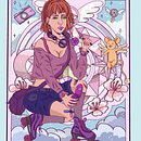 Mi proyecto del curso: Retrato ilustrado con estilo art nouveau. Traditional illustration, Fine Arts, Digital Illustration, Portrait Drawing, Artistic Drawing, Digital Drawing, and Digital Painting project by Karen dayana Gomez correa - 06.23.2022