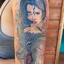 Mi proyecto del curso: Técnicas de color para tatuajes . % Javiera Godoy tarafından hazırlanan Geleneksel illüstras, on, Çizim, Dijital İllüstras, on, Dövme Tasarımı, Ve Dijital Çizim projesi - 10.08.2023