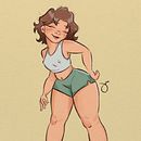My project for course: Female Cartoon Character Design with Procreate. Ilustração tradicional, Ilustração digital, e Desenho digital projeto de Jairee Anne Babon - 21.06.2022