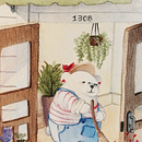 Meu projeto do curso: Criação de personagens animais em aquarela para livros infantis. Traditional illustration, Fine Arts, Painting, Drawing, Watercolor Painting, Children's Illustration, and Narrative project by Maria Eugênia - 06.25.2022