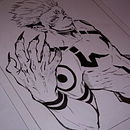Dibujo de paneles de mangas conocidos.. Traditional illustration, and Manga project by Scarlett Morales Sánchez - 06.22.2022