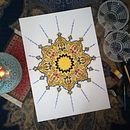 Il mio progetto del corso "Introduzione all'arte islamica: crea pattern biomorfici". Un progetto di Pittura, Pattern design, Pittura ad acquerello, Illustrazione con inchiostro e Disegno di lettera_emme - 25.06.2022