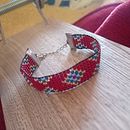 Pulsera en mostacillas Ein Projekt aus dem Bereich Erweiterungsentwicklung, H, werk, Schmuckdesign und Weben von Karen Dayana Cabrera Flórez - 25.06.2022