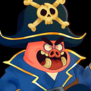 Piratas. Un proyecto de Ilustración tradicional, Diseño de personajes e Ilustración digital de Samantha Martínez - 27.06.2022