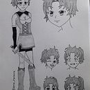 Meu projeto do curso: A arte do mangá: desenhe personagens únicos. Un projet de Conception de personnages, Dessin au cra, on, Dessin, Illustration à l'encre , et Manga de Felipe Ferreira - 28.06.2022