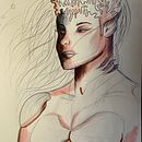 Mi proyecto del curso: Sketchbook fantástico: dibuja personajes desde la imaginación. Traditional illustration, Creativit, Drawing, and Sketchbook project by Rebecca Angelina Fernández - 06.22.2022