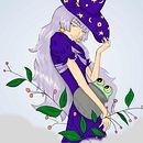 Brujita. Projekt z dziedziny Trad, c, jna ilustracja, R, sunek c, frow, Malarstwo c, frowe, Manga, Komiks,  R i sunek użytkownika Leslie Miu - 28.06.2022