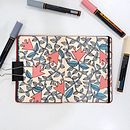 My project for course: Botanical Patterns in a Sketchbook: Conquer the Blank Page . % Siti Farahin Sh Mohd Nasir tarafından hazırlanan Geleneksel illüstras, on, Desen Tasarımı, Botanik İllüstras, on, Ve Eskiz defteri projesi - 06.29.2022