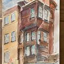 Il mio progetto del corso: Disegno architettonico con acquerello e inchiostro. Un progetto di Bozzetti, Disegno, Pittura ad acquerello, Illustrazione architettonica, Sketchbook e Illustrazione con inchiostro di Giacomina De Vinco - 28.06.2022