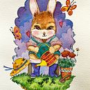 My project for course: Negative Watercolor Painting for Children's Illustration. Projekt z dziedziny Trad, c, jna ilustracja,  Malarstwo, R, sunek ołówkiem, Malowanie akwarelą, Ilustracje dla dzieci i Narracja użytkownika Carolina Alarcon - 29.06.2022