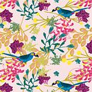 Patrones de repetición para diseño textil . Traditional illustration, Design, Pattern Design, Textile Printing, Acr, lic Painting, Printing, Gouache Painting, Colored Pencil Drawing, Botanical Illustration, and Naturalistic Illustration project by Ma Jime Vera Berón - 06.27.2022