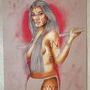 Mi proyecto del curso: Ilustración con pastel y lápices de colores Ein Projekt aus dem Bereich Traditionelle Illustration, Bildende Künste, Bleistiftzeichnung, Zeichnung, Porträtzeichnung, Realistische Zeichnung und Artistische Zeichnung von greisha_lee - 30.06.2022