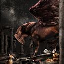 Hipogrifo. Photograph, Photograph, Post-production, VFX, Photo Retouching, Fine-Art Photograph, Photographic Composition, and Photomontage project by Bruno Teodoro Guedes - 06.29.2022
