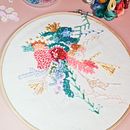 Mi proyecto del curso: Técnicas avanzadas de bordado: puntadas y composiciones con volumen. Un projet de Broderie , et Design textile de Mariana Cautter - 01.07.2022