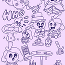 Mi proyecto del curso: Ilustración de una historia con estilo kawaii. Projekt z dziedziny Trad, c, jna ilustracja, Projektowanie postaci, Ilustracja c, frowa i Manga użytkownika Joseline Morales - 01.07.2022