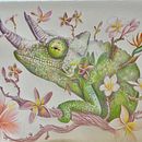 Mi proyecto del curso: Ilustración surrealista inspirada en la naturaleza. Traditional illustration, Pencil Drawing, Drawing, Artistic Drawing, Naturalistic Illustration, and Colored Pencil Drawing project by Rebecca Angelina Fernández - 07.01.2022