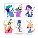 SIX FANARTS. Traditional illustration, Drawing, Digital Illustration, Digital Drawing, Character Design, Design, and Children's Illustration project by Carlos Sallas - 07.02.2022