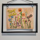 My project for course: Embroidery on Wood: Art Inspired by Nature. Un proyecto de Bordado, Carpintería y Diseño textil de kmartis41 - 03.07.2022