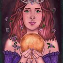 Mi proyecto del curso: Retratos digitales de fantasía con Photoshop. Traditional illustration, Drawing, Digital Illustration, Portrait Drawing, Digital Drawing, and Digital Painting project by Karen dayana Gomez correa - 07.03.2022