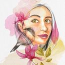 Meu projeto do curso: Retrato ilustrado em aquarela Ein Projekt aus dem Bereich Traditionelle Illustration, Bildende Künste, Malerei, Zeichnung, Aquarellmalerei, Porträtzeichnung und Artistische Zeichnung von Lilian Silva Fernandes - 04.07.2022