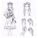 My project for course: The Art of Manga: Drawing Unique Characters. Un projet de Conception de personnages, Dessin au cra, on, Dessin, Illustration à l'encre , et Manga de Stella Marie Cabilao - 05.07.2022