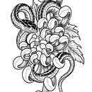 Mi proyecto del curso: Diseño e ilustración digital de tatuajes con Procreate Ein Projekt aus dem Bereich Traditionelle Illustration, Grafikdesign, Digitale Illustration, Tattoodesign und Digitale Zeichnung von Jonathan Bonilla - 05.02.2022