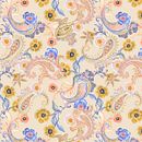 Estampado de Paisley. Textile Design, Traditional illustration, Watercolor Painting, and Pattern Design project by Sherezade Beltrán - 07.05.2022