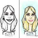 Digital Portrait & Caricature. Ilustração tradicional, Design de personagens, Desenho com lápis de cor, Ilustração com tinta, Desenho anatômico, Sketchbook, Pintura digital, Desenho digital, e Design digital projeto de ramazan aykilic - 06.07.2022