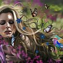 Primavera. Ilustração tradicional projeto de Marina Domínguez Jiménez - 06.07.2022