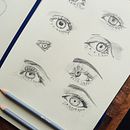 Mijn project van de cursus: Sketchbook met portretten: verken het menselijk gezicht. Sketching, Drawing, Portrait Drawing, Artistic Drawing, and Sketchbook project by Wendy Klaassen - 07.06.2022