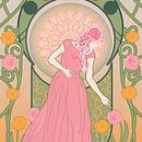 Mijn project van de cursus: idunn norse goddess. Ilustração tradicional, Artes plásticas, Ilustração digital, Desenho de retrato, Desenho artístico, Desenho digital, e Pintura digital projeto de taranee1994 - 06.07.2022