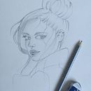 Il mio progetto del corso: Ritratto su blocco da disegno: esplora il volto umano Ein Projekt aus dem Bereich Skizzenentwurf, Zeichnung, Porträtzeichnung, Artistische Zeichnung und Sketchbook von co_chiara - 06.07.2022
