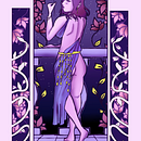 Mi proyecto del curso: Retrato ilustrado con estilo art nouveau Ein Projekt aus dem Bereich Traditionelle Illustration, Bildende Künste, Digitale Illustration, Porträtzeichnung, Artistische Zeichnung, Digitale Zeichnung und Digitale Malerei von VALERIA EMILIA CABALLERO - 06.07.2022