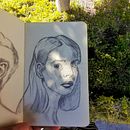Mi proyecto del curso: Sketchbook de retrato: explora el rostro humano. Esboçado, Desenho, Desenho de retrato, e Desenho artístico projeto de Andres Lopez Jaramillo - 07.07.2022