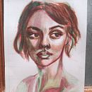 Mi proyecto del curso: Retrato artístico en acuarela. Un proyecto de Bellas Artes, Pintura, Pintura a la acuarela y Dibujo de Retrato de Jimena Juárez Milián - 07.07.2022