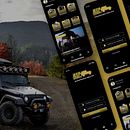 Proyecto Jeep Accesorios App diseño UI . % Jorge Veloso Contreras tarafından hazırlanan UX / UI, Tasarım, Web Tasarımı, U, Ve gulama Tasarımı projesi - 07.08.2022