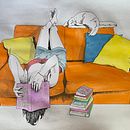 Il mio progetto del corso: Illustrazione con tecniche manuali di tratteggio e dripping. Een project van Ontwerp van personages,  Beeldende kunst, Schilderij, Aquarelschilderen,  Portrettekening y  Artistieke tekening van Serena Maresci - 08.07.2022