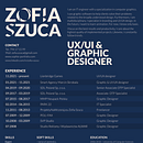 My project for course: Resumes for Creatives: Craft Your CV and Cover Letter. Portfolio Development project by Zofia Szuca - 07.09.2022