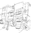 Meu projeto do curso: Desenho arquitetônico expressivo com marcadores coloridos. Sketching, Drawing, Architectural Illustration, Sketchbook & Ink Illustration project by Allan Luis - 07.09.2022