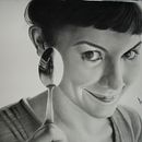 Il mio progetto del corso: Ritratto realistico con matite di grafite. Ilustração tradicional, Artes plásticas, Esboçado, Desenho a lápis, Desenho, Desenho de retrato, Desenho realista, Desenho artístico, e Desenho anatômico projeto de Antonella - 25.05.2022