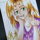 Mi proyecto del curso: Coloreado con marcadores para dibujo manga. Traditional illustration, Comic, Color Theor, and Manga project by Luana Michaela Gamboa Loes - 07.09.2022