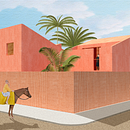 Mi proyecto del curso: Representación gráfica de proyectos arquitectónicos . Arhitectură, Design grafic, Arhitectură de interior, Design interior, Arhitectură peisagistică, Colaj, Arhitectura digitală & Ilustrație arhitecturală de Diego Molina González Ortega - 07.09.2022